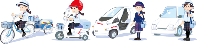 ヤクルトの舞台裏 新しい宅配のお届け車両って 大阪北部ヤクルト販売株式会社